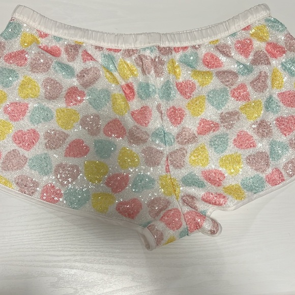 VS Large Tie Sequin Sleep Shorts - Picture 3 of 3
